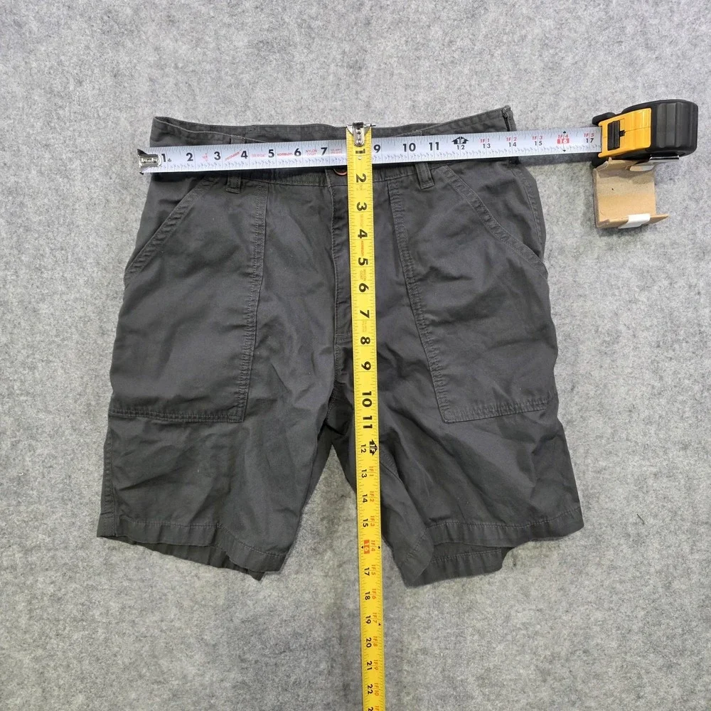 Patagonia Organic Cotton Twill Utility Shorts Mens 28 Gray Cargo Casual Pockets